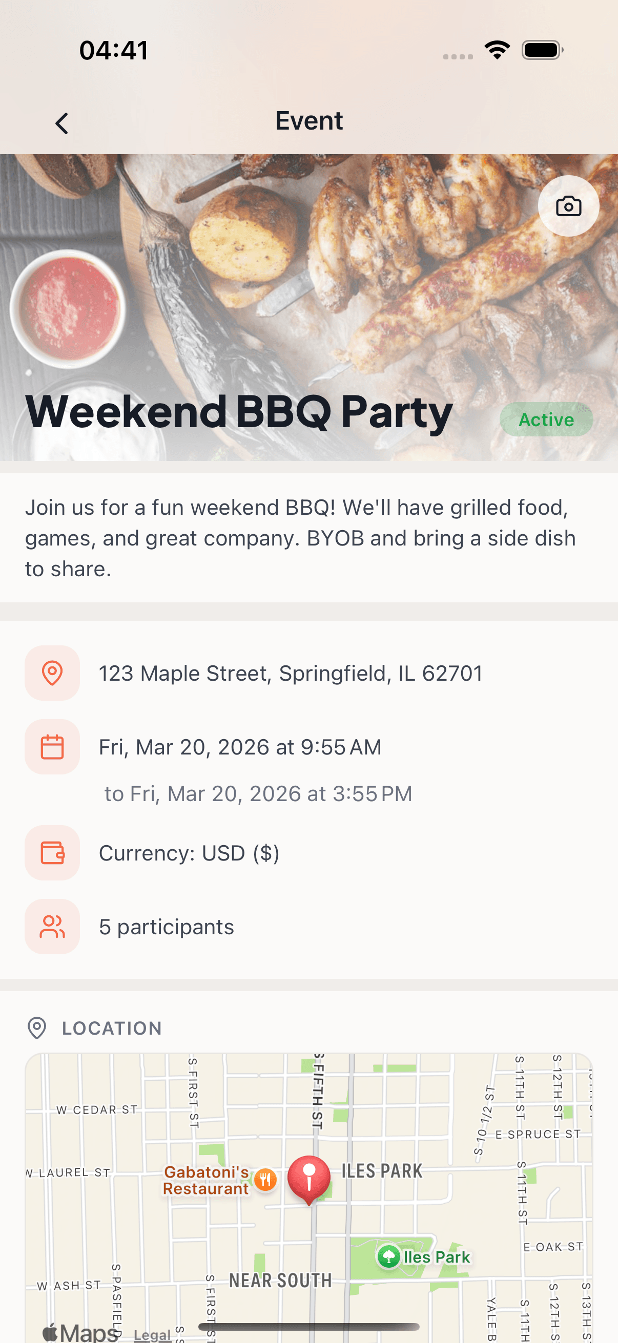 Plan events